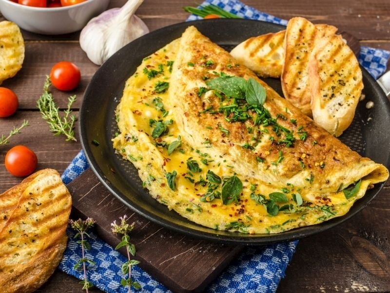 Beyaz Peynirli Omlet