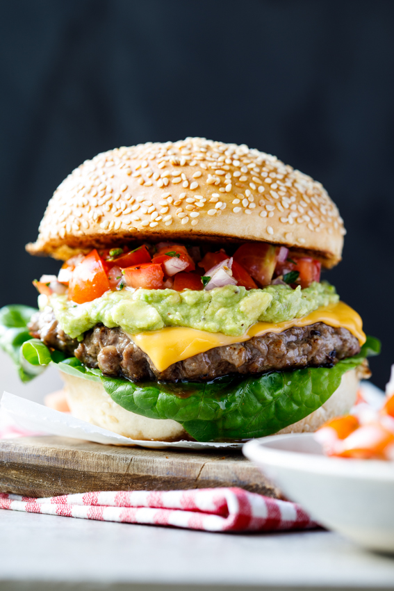 Mexican Cheddar Burger